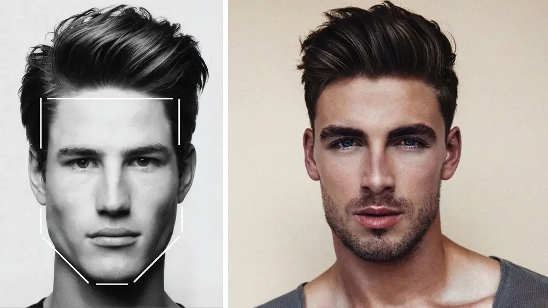 Rectangular Face Shape Hairstyles Male